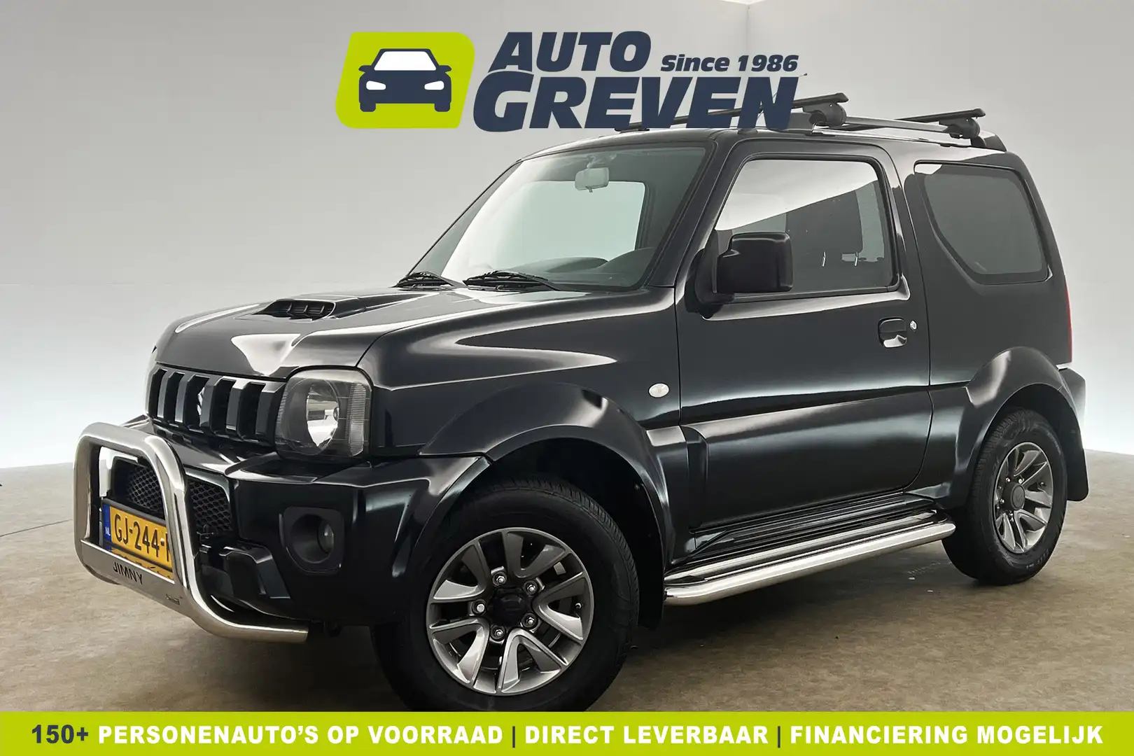 Suzuki Jimny 1.3 Exclusive 4x4 AWD Airco Trekhaak 15"LMV Stoelv Black - 1