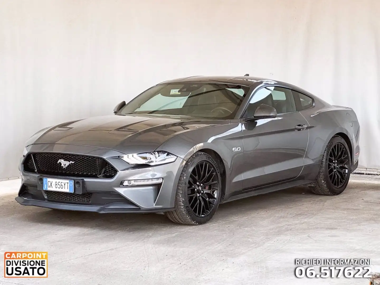 Ford Mustang fastback 5.0 ti-vct v8 gt 450cv auto my20 Grigio - 1
