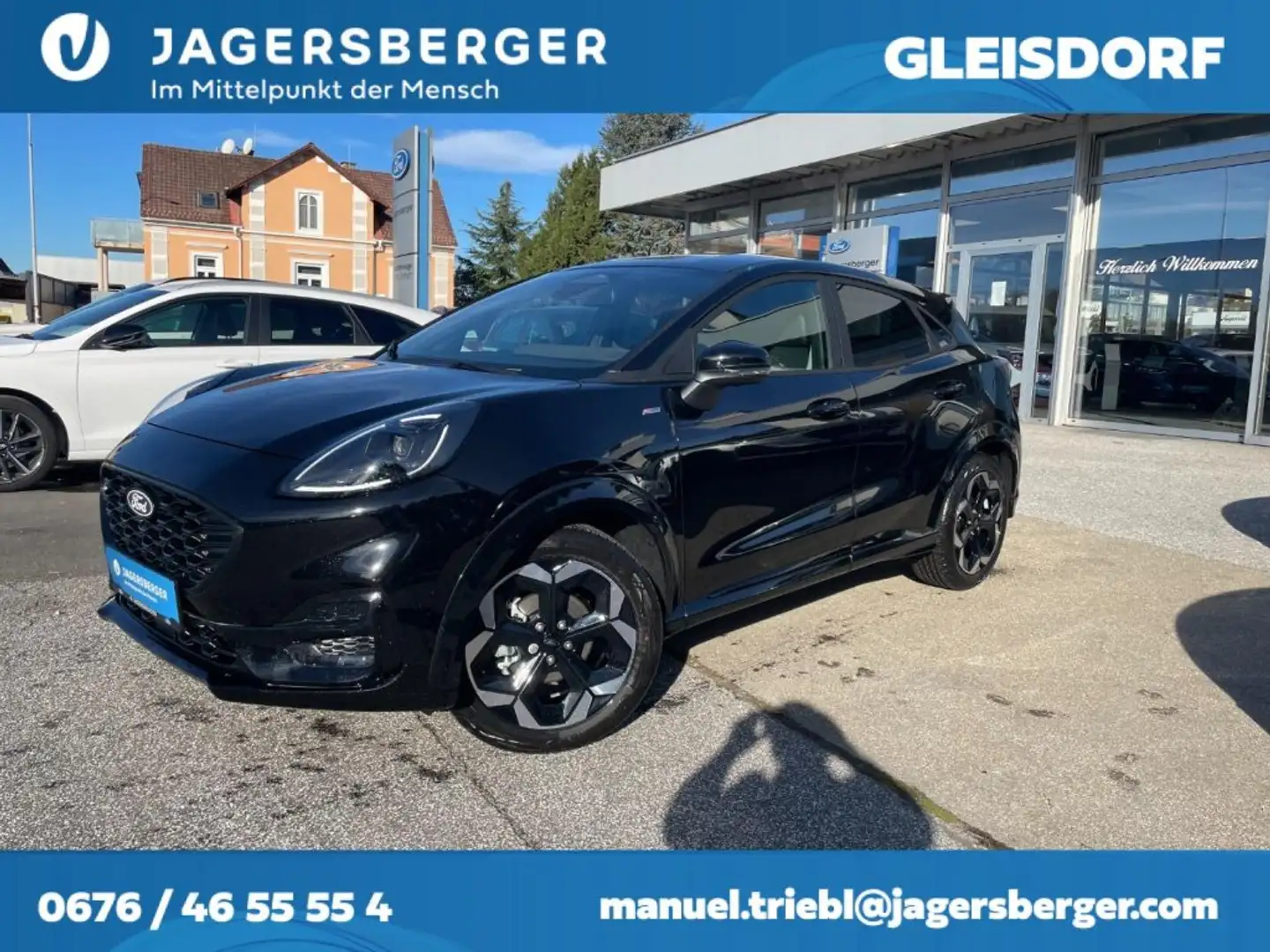 Ford Puma 1,0 EcoBoost Hybrid ST-Line X Schwarz - 1
