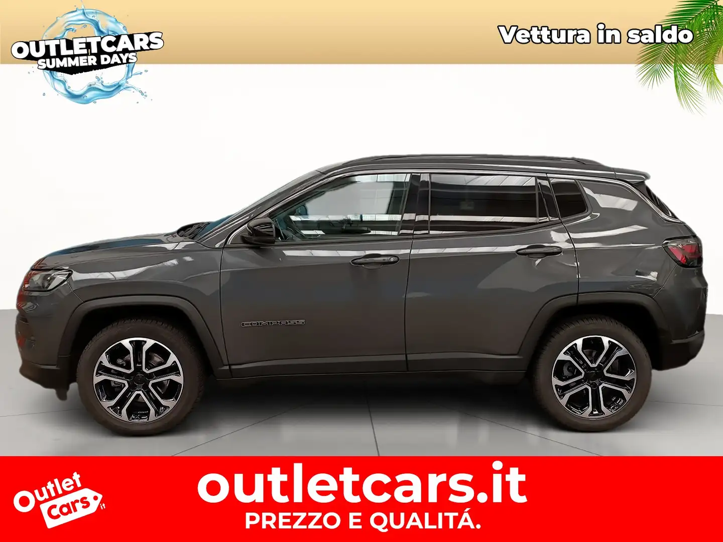 Jeep Compass 1.6 mjt longitude 2wd 130cv Grigio - 2