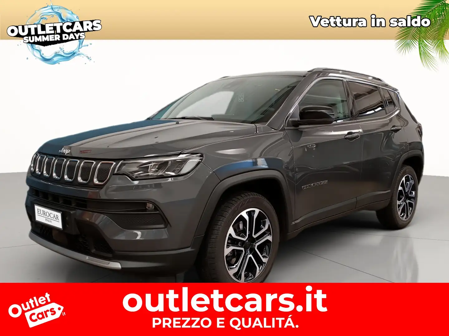 Jeep Compass 1.6 mjt longitude 2wd 130cv Grigio - 1