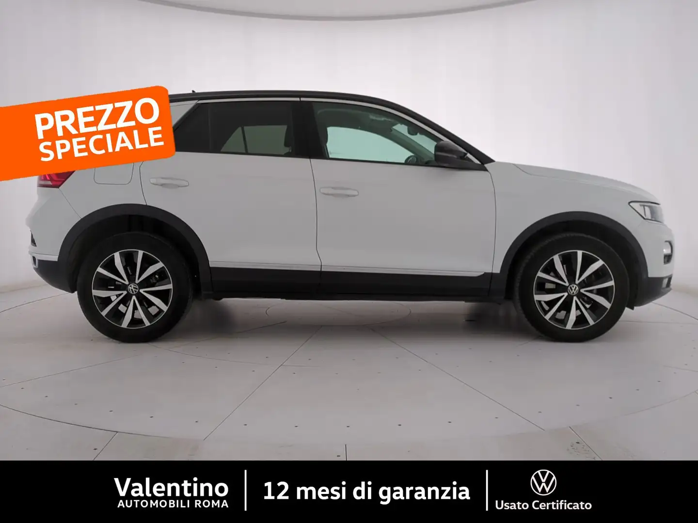 Volkswagen T-Roc 1.0 TSI Style BlueMotion Technology Bílá - 2