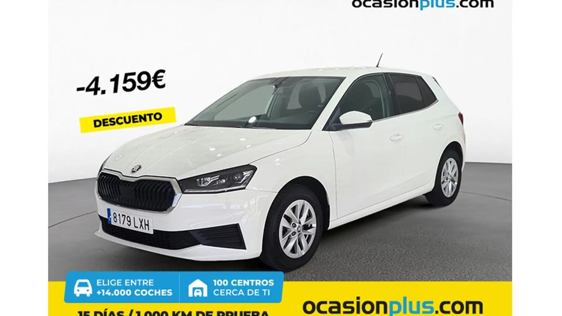 Skoda Fabia 1.0 TSI Emotion DSG 81kW Blanc - 1