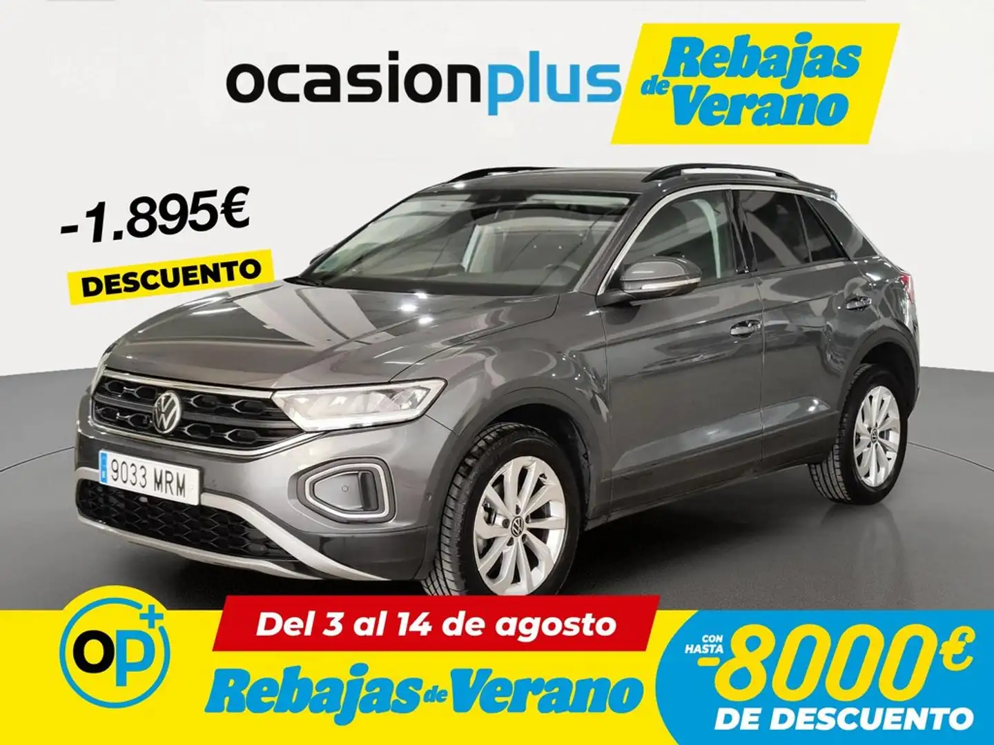 Volkswagen T-Roc 1.0 TSI Life 81kW Gris - 1
