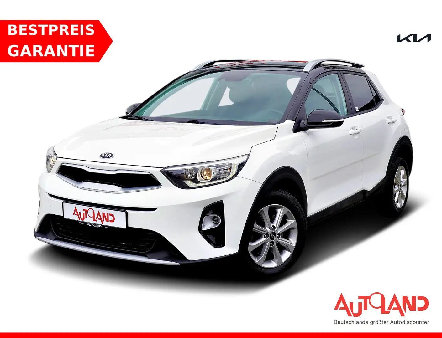 Kia Stonic 1.2 Vision Navi PDC Kamera Sitzheizung Белый - 1