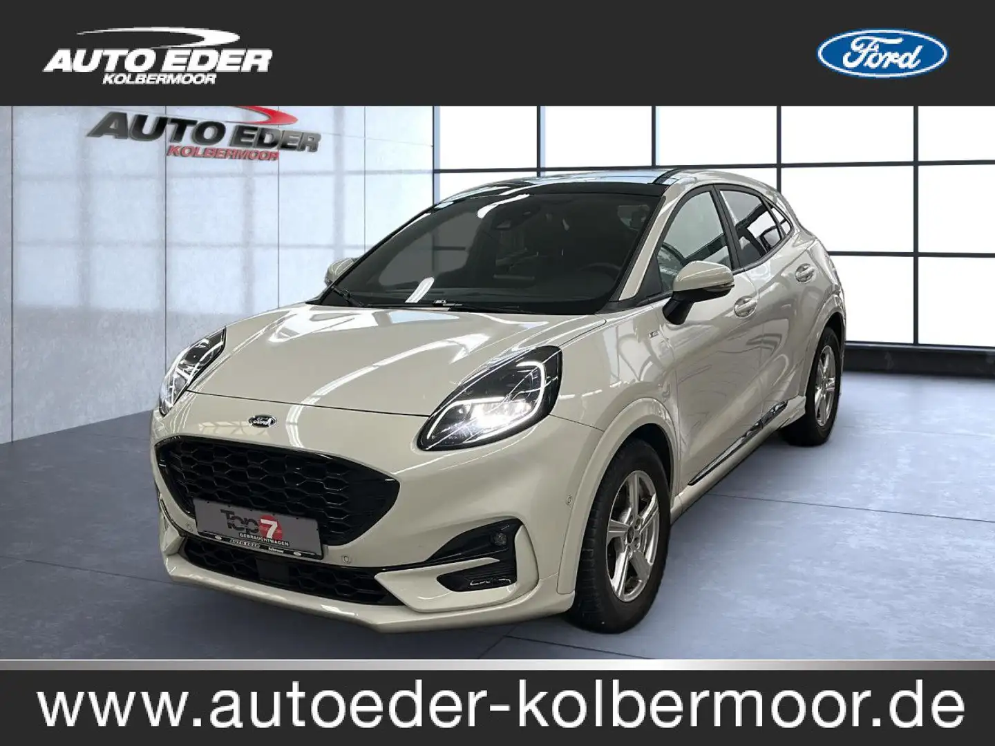 Ford Puma Hybrid ST-Line X leichter Hagel Sportpaket Weiß - 1