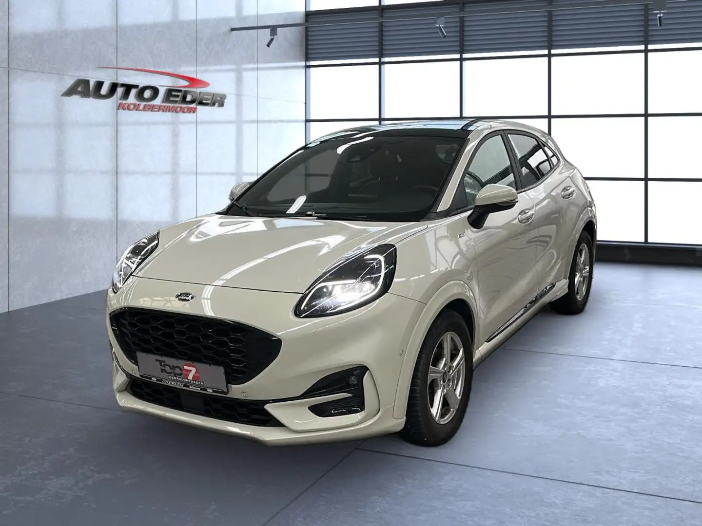 Ford Puma Hybrid ST-Line X leichter Hagel Sportpaket Weiß - 2
