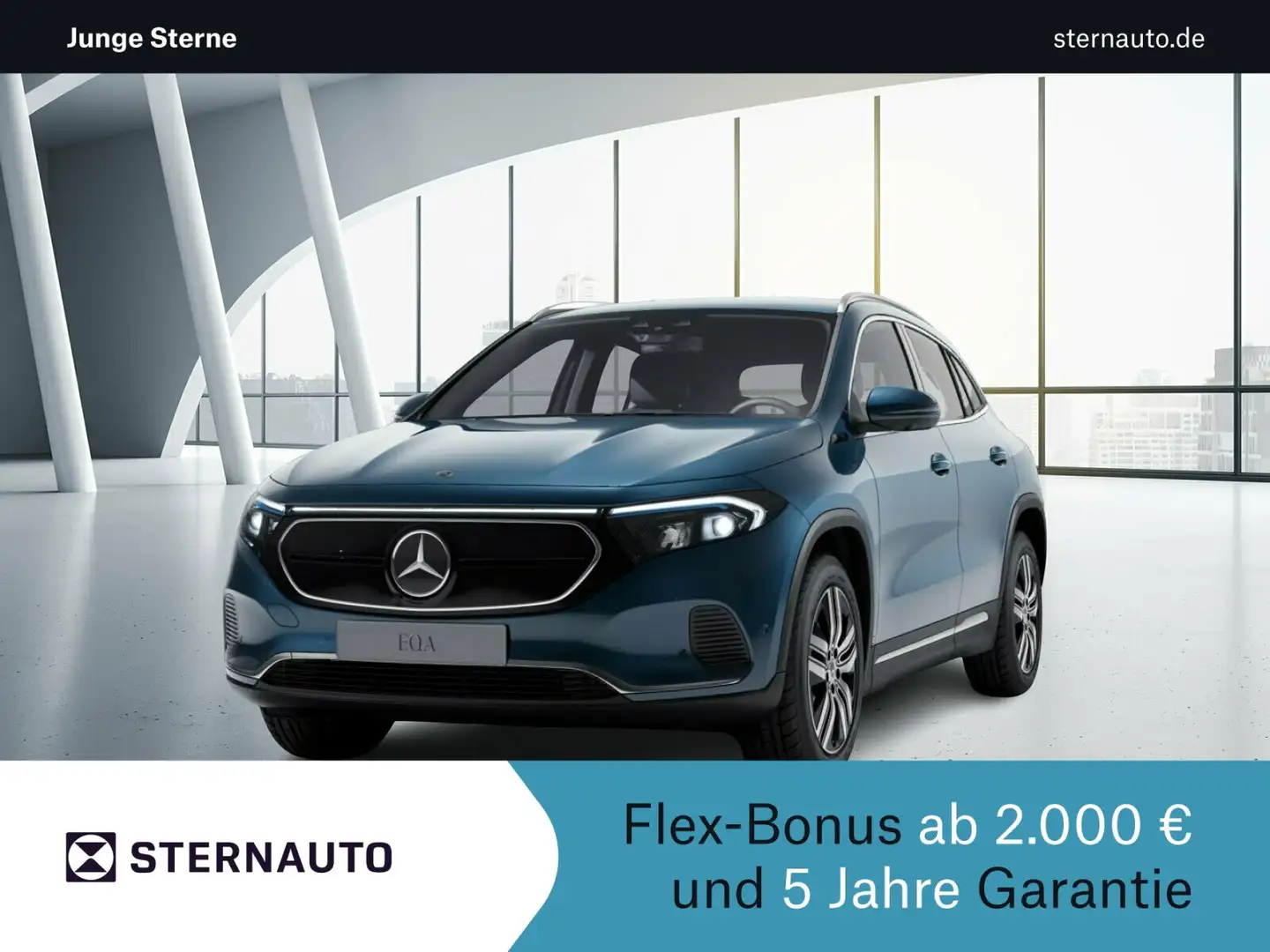 Mercedes-Benz EQA 250 EQA 250 Progressive Distronic 360Cam Carplay DAB Blauw - 1