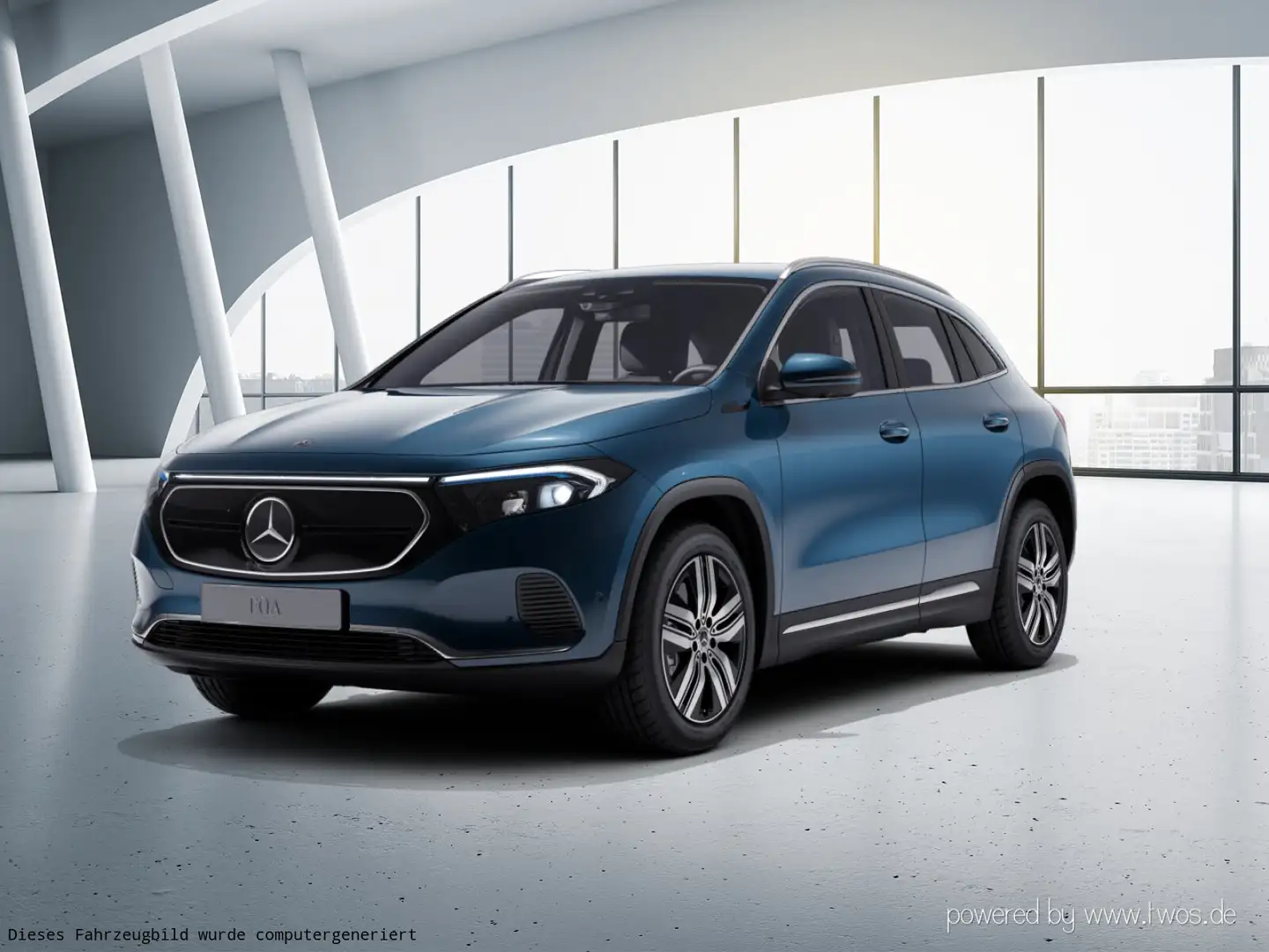 Mercedes-Benz EQA 250 EQA 250 Progressive Distronic 360Cam Carplay DAB Blauw - 2