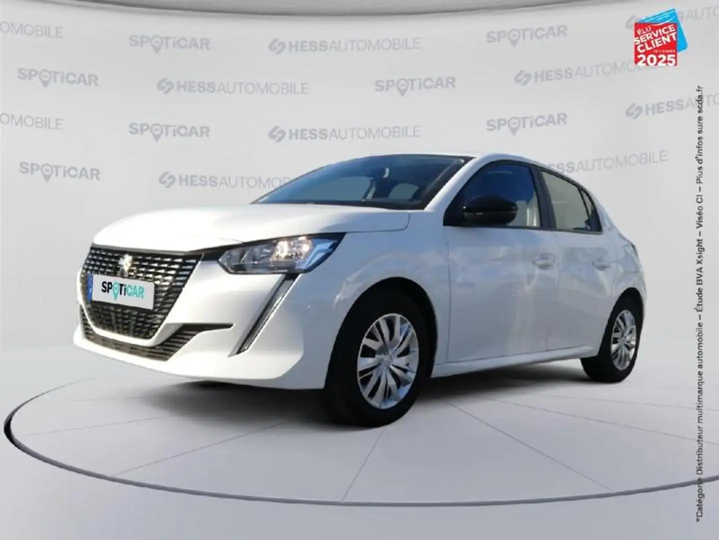 Peugeot 208 1.5 BlueHDi 100ch S\u0026S Active Blanc - 1