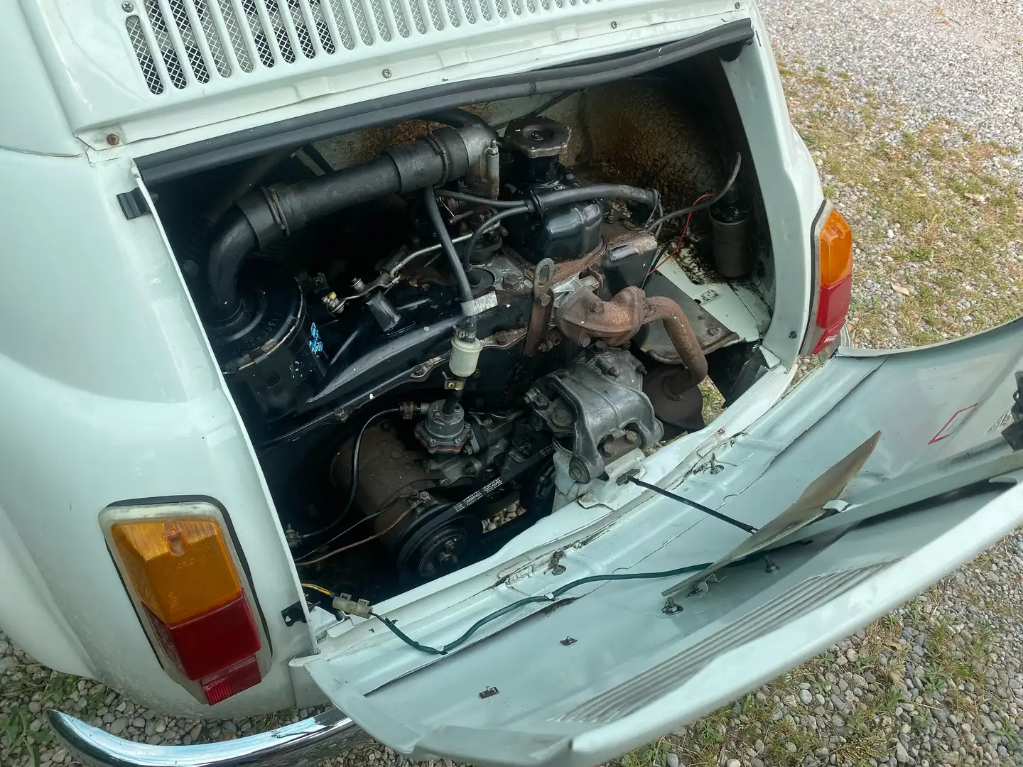 Fiat 500 F Bianco - 2