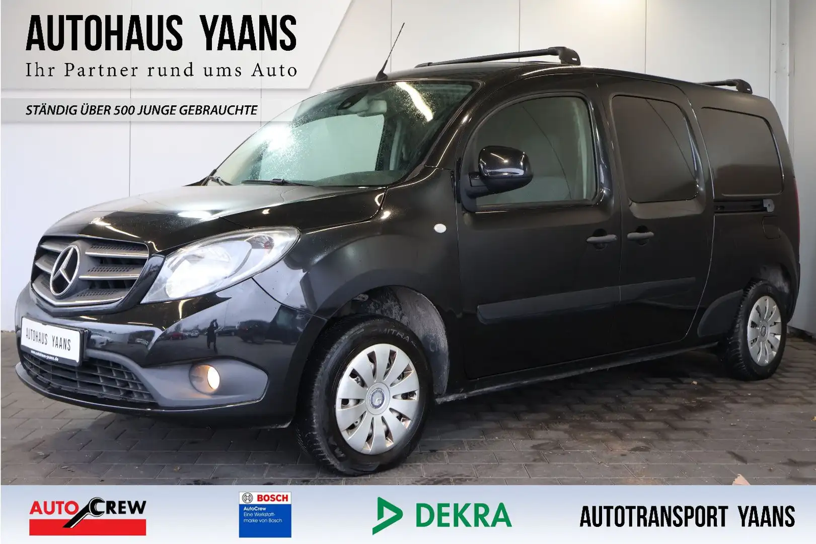 Mercedes-Benz Citan 111 CDI Mixto  KAM+BT+KLIMA+AHK+GANZJAHR Чёрный - 1