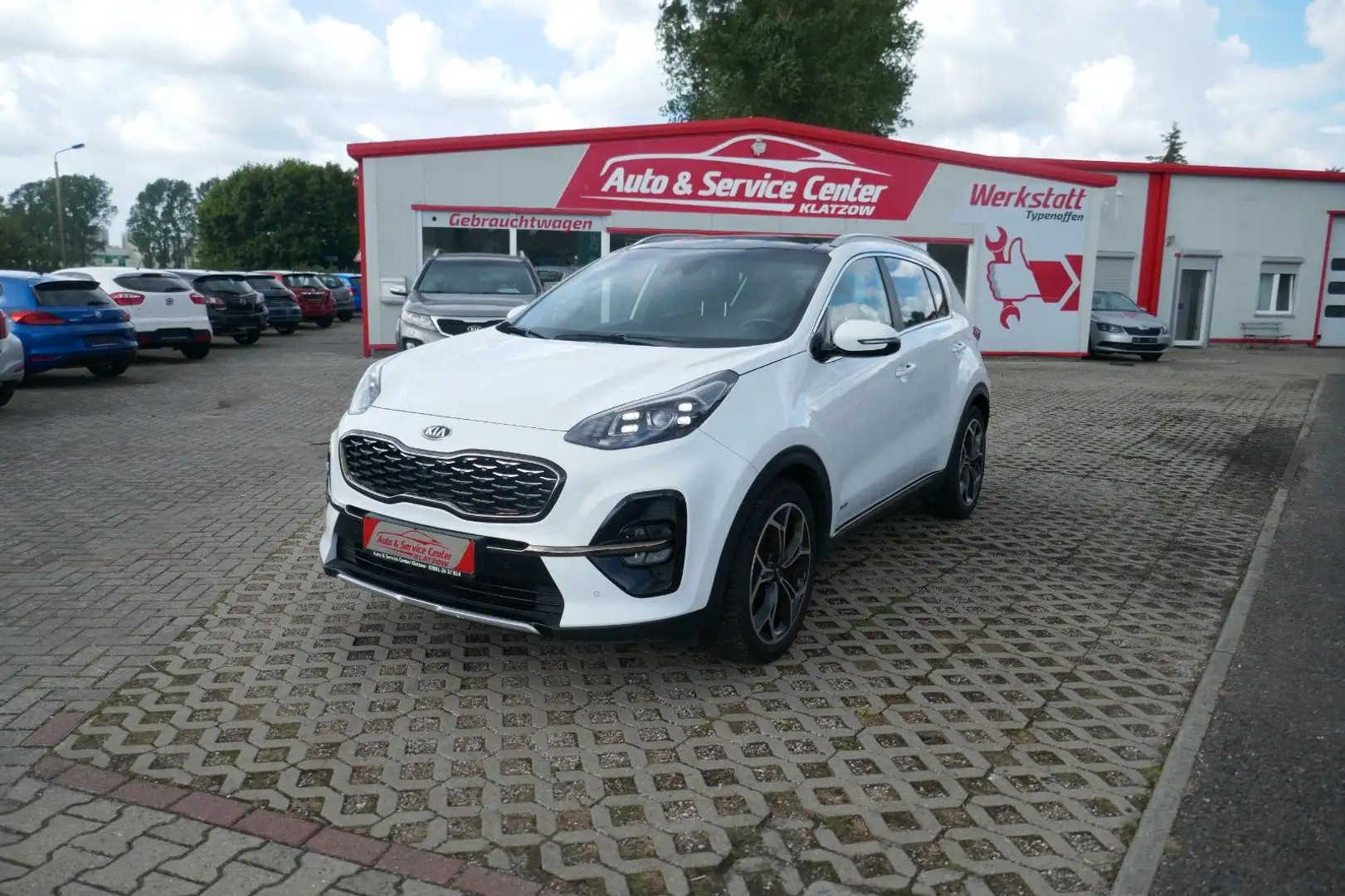 Kia Sportage 1.6 GT-Line 4WD  KLIMA NAVI AUTOMATIK Blanco - 1