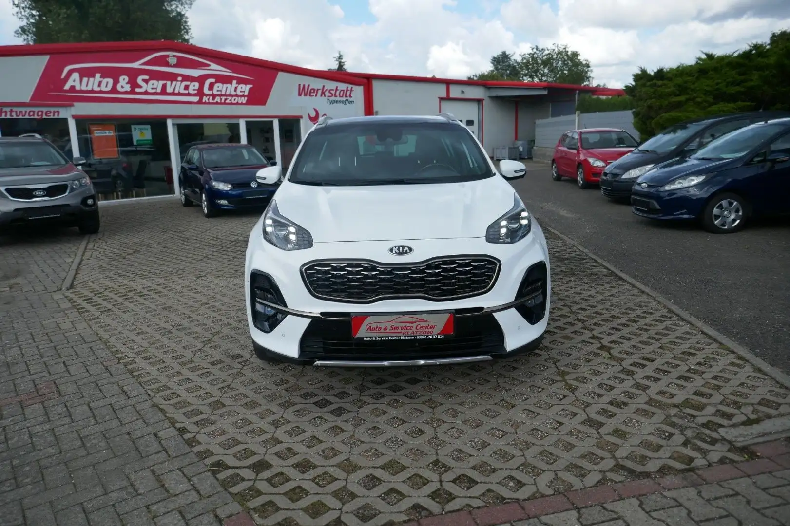 Kia Sportage 1.6 GT-Line 4WD  KLIMA NAVI AUTOMATIK Blanco - 2