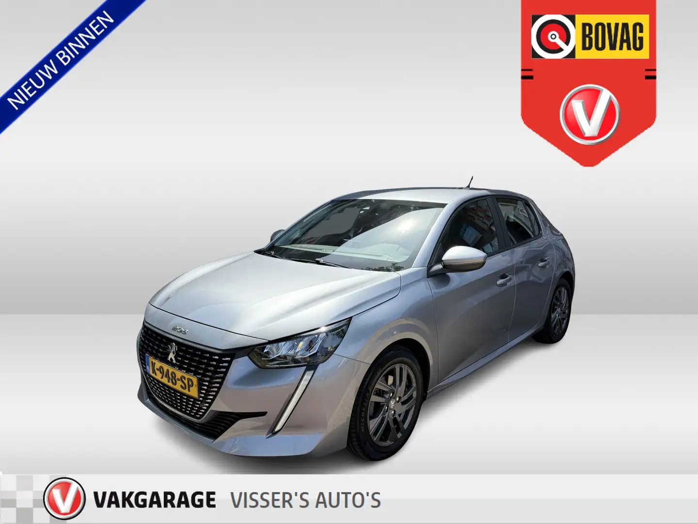 Peugeot 208 1.2 PureTech Active Pack | cruise control | elektr Grijs - 1