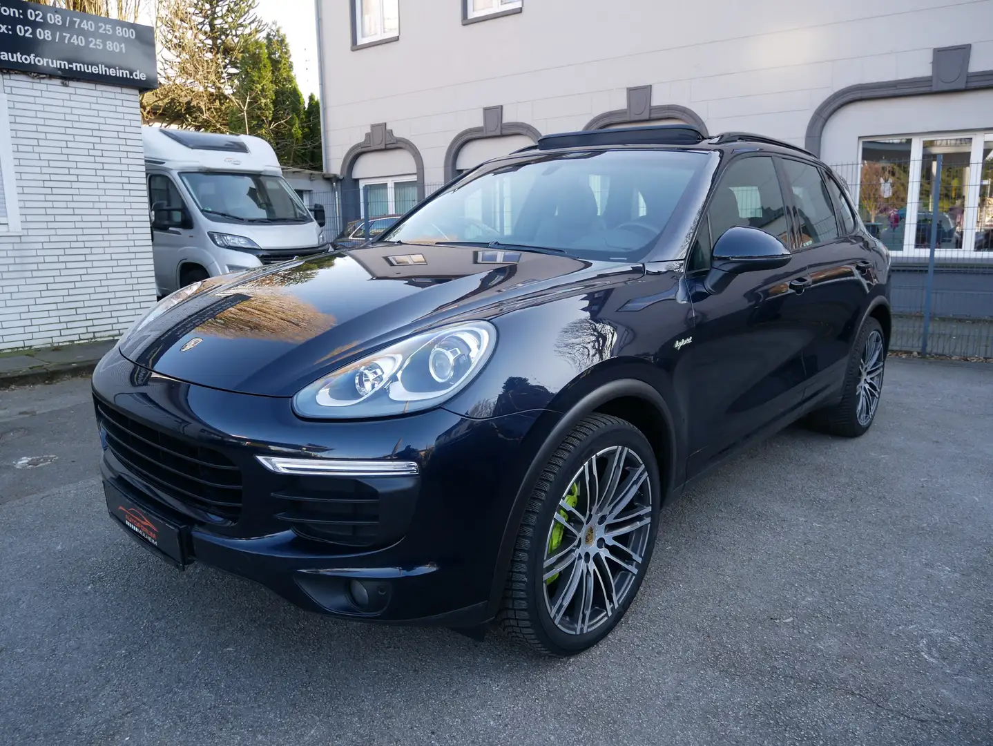 Porsche Cayenne S E-Hybrid PDLS Pano Bose Navi 21ALU elekt.AHK Kam Bleu - 1