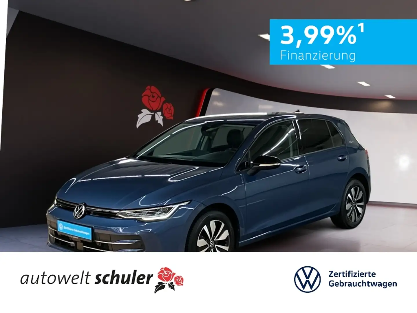 Volkswagen Golf 1,5 TSI DSG Goal App Connect Blau - 1