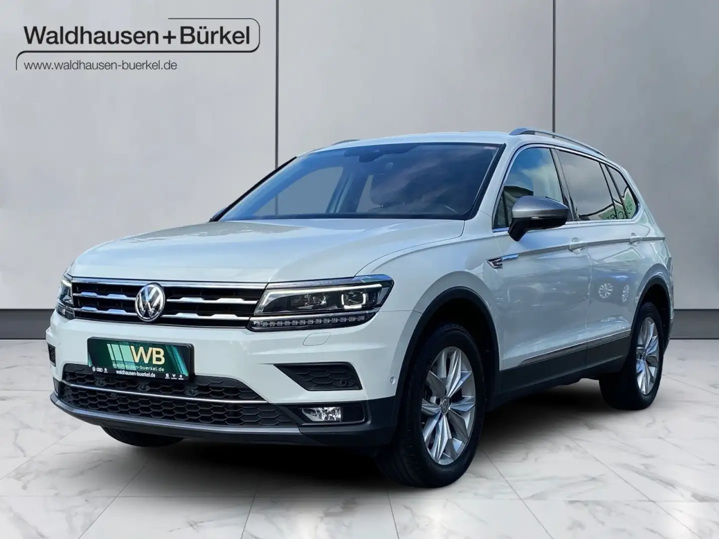 Volkswagen Tiguan Allspace 2.0 TDI Highline 4Motion Klima Leder Einparkhilfe Bianco - 1
