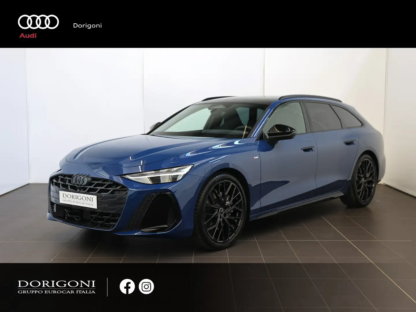 Audi A6 avant 2.0 tdi mhev + s line edition quattro s-tron Modrá - 1