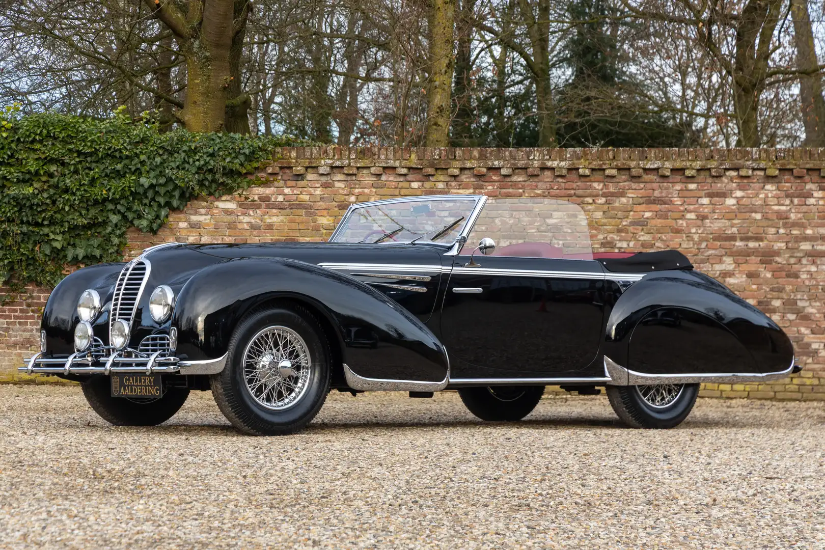 Oldtimer Delahaye 135M Figone & Falaschi Cabriolet "A concours quali Schwarz - 1