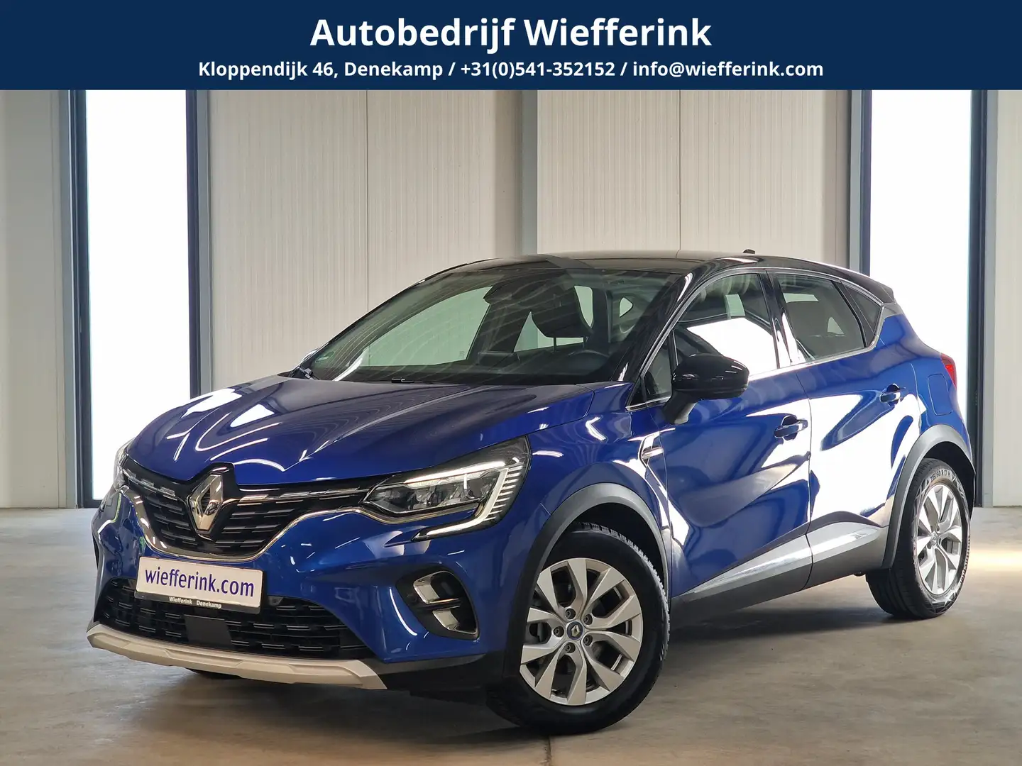 Renault Captur 1.6 E-Tech Plug-in Hybrid 160 Intens | Navi | Came Blauw - 1