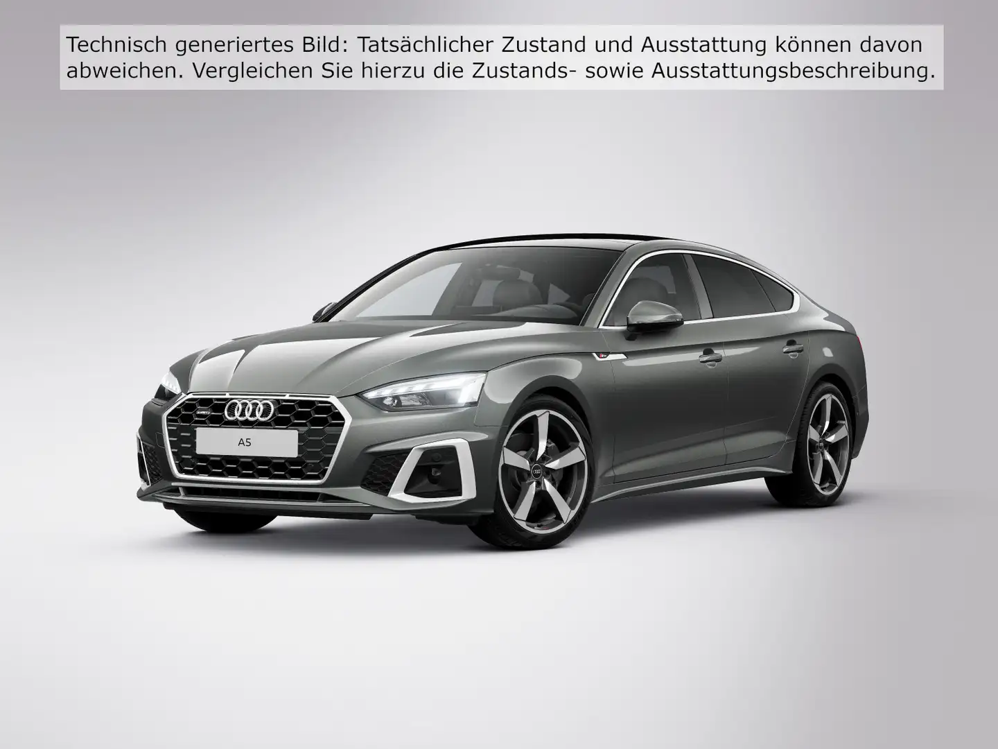 Audi A5 40TFSI qu. 2x S line*PANO*AHK*8fach Gris - 2