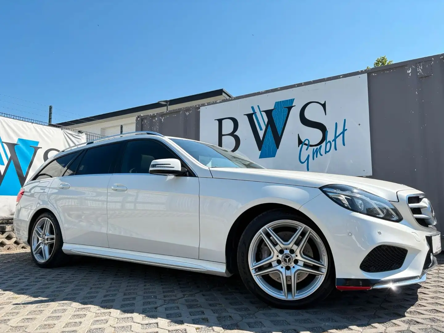 Mercedes-Benz E 350 T BT 4M AMG-L./Distr/Standh/Hub-SD*Kamera Blanco - 1