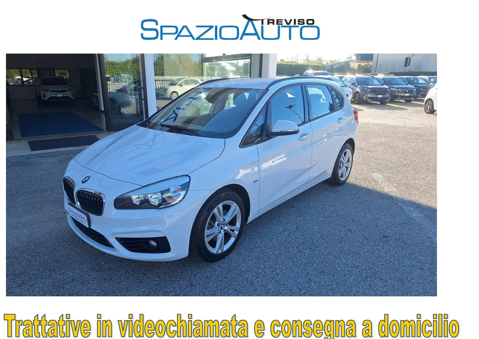 BMW 216 Serie 2  2014 Active T. 216d Active Tourer Sport Bianco - 1