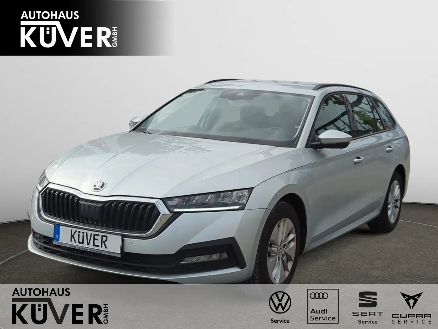 Skoda Octavia Combi Ambition 2,0 TDI Navi+GRA+LED+PDC Silber - 1
