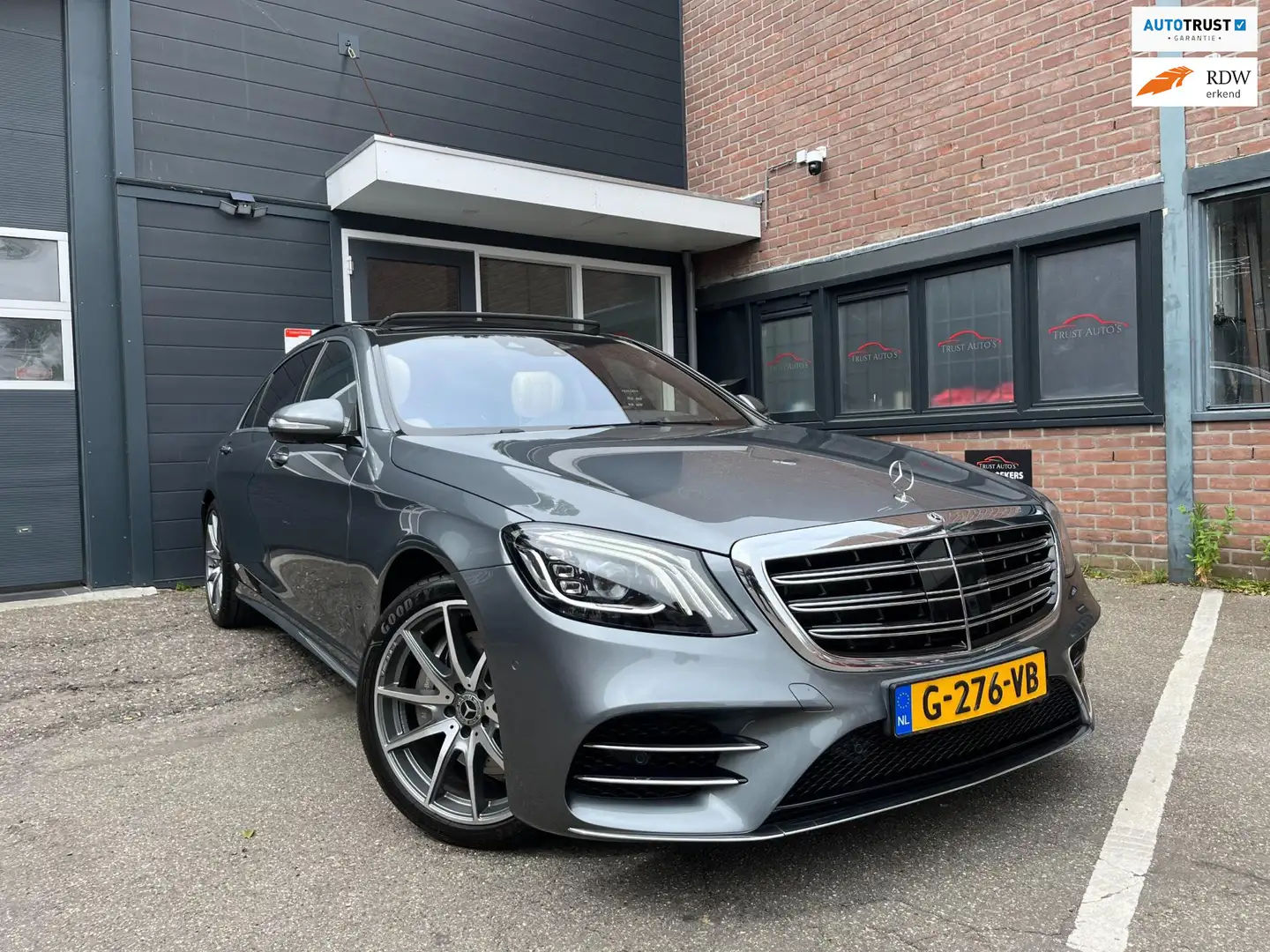 Mercedes-Benz S 560 4Matic Lang Premium Plus BTW Burmester Massage Pan Gri - 1