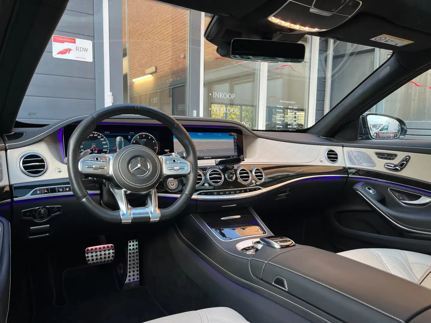 Mercedes-Benz S 560 4Matic Lang Premium Plus BTW Burmester Massage Pan Gri - 2