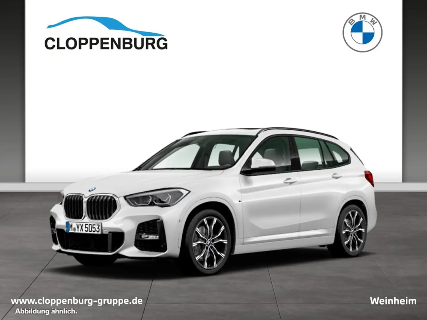 BMW X1 xDrive20i M Sport+LED+SHZ+Pano+RFK+Navi Weiß - 1