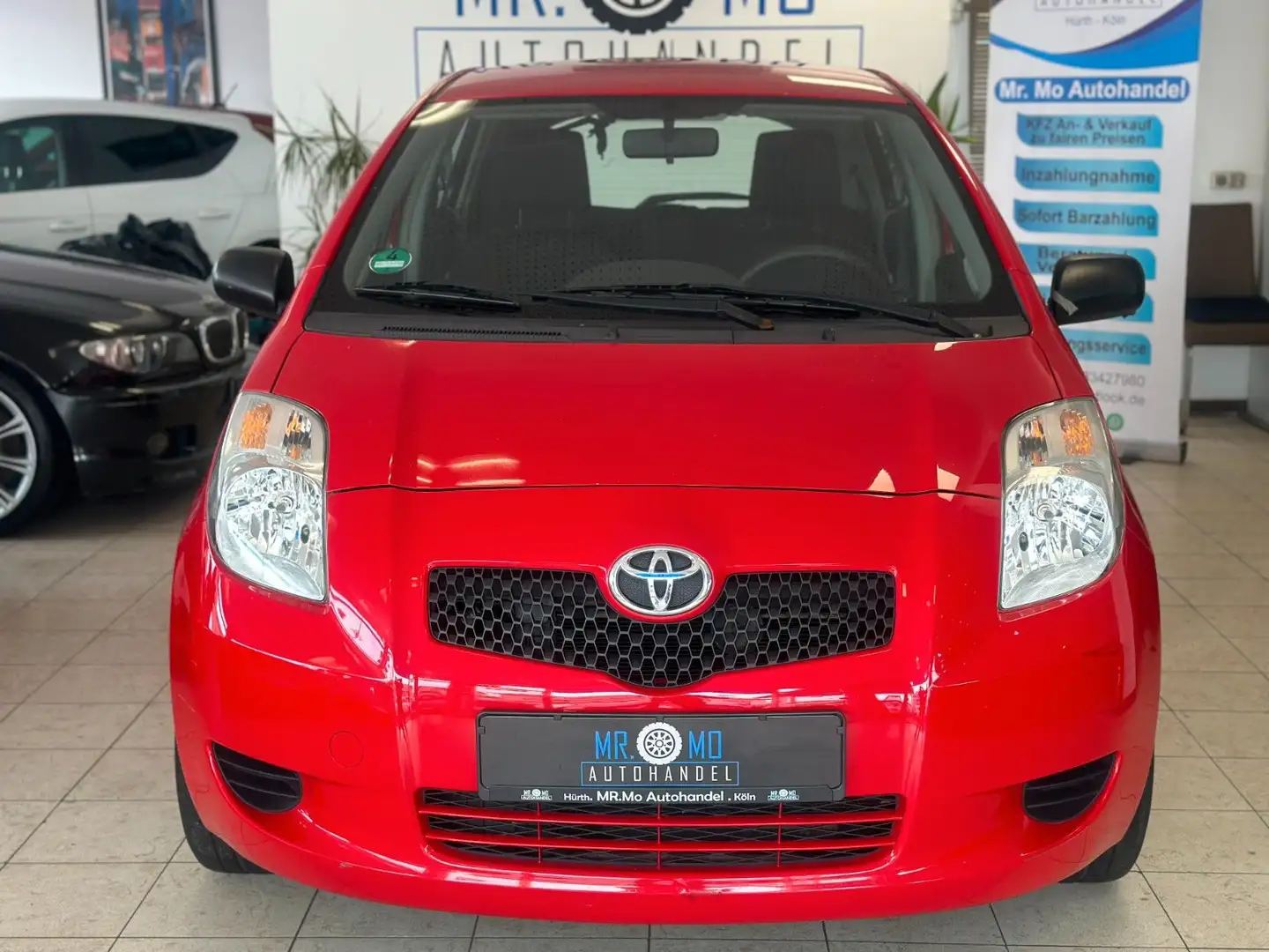 Toyota Yaris Cool°2.Hand°Klima°Tüv°8x Bereift°El.Fenste Rouge - 1