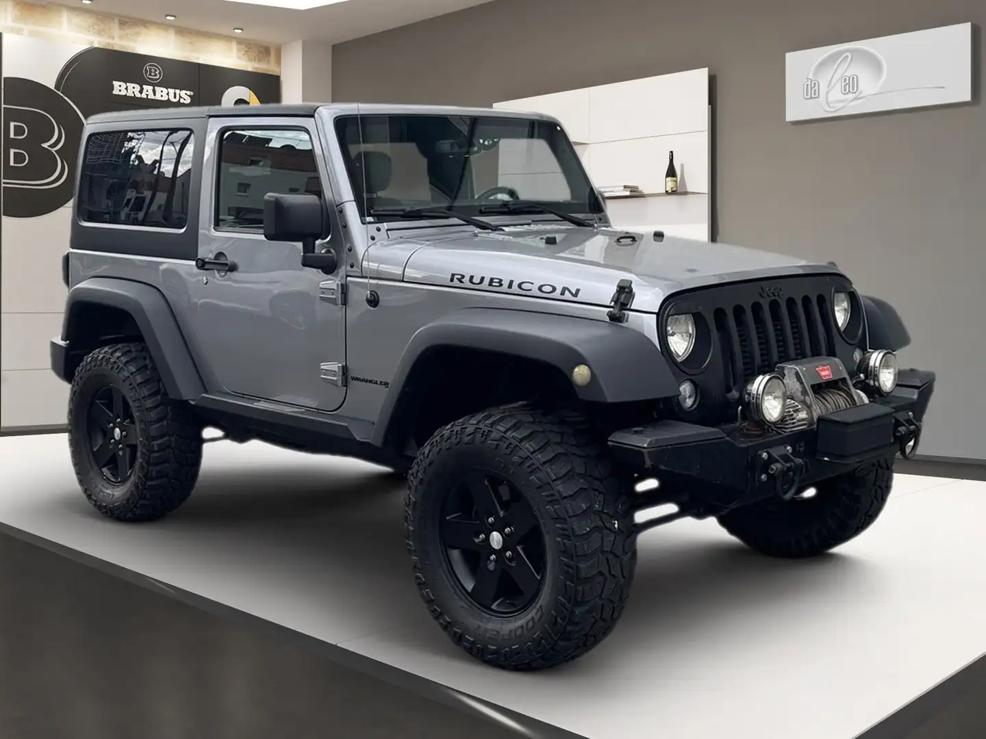 Jeep Wrangler Rubicon ORZ Fahrwerk AHK Elkr.Seilwinde Grijs - 2