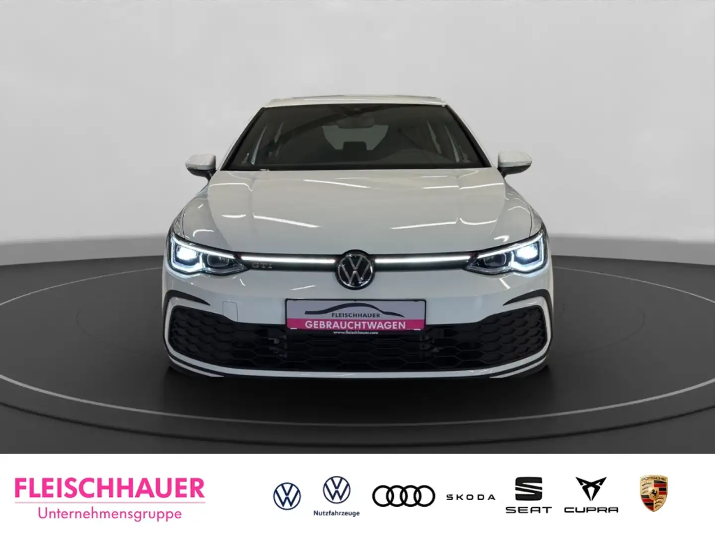 Volkswagen Golf GTI VIII 2.0 TSI LED+App-connect+17''+VC+PDC Blanc - 2