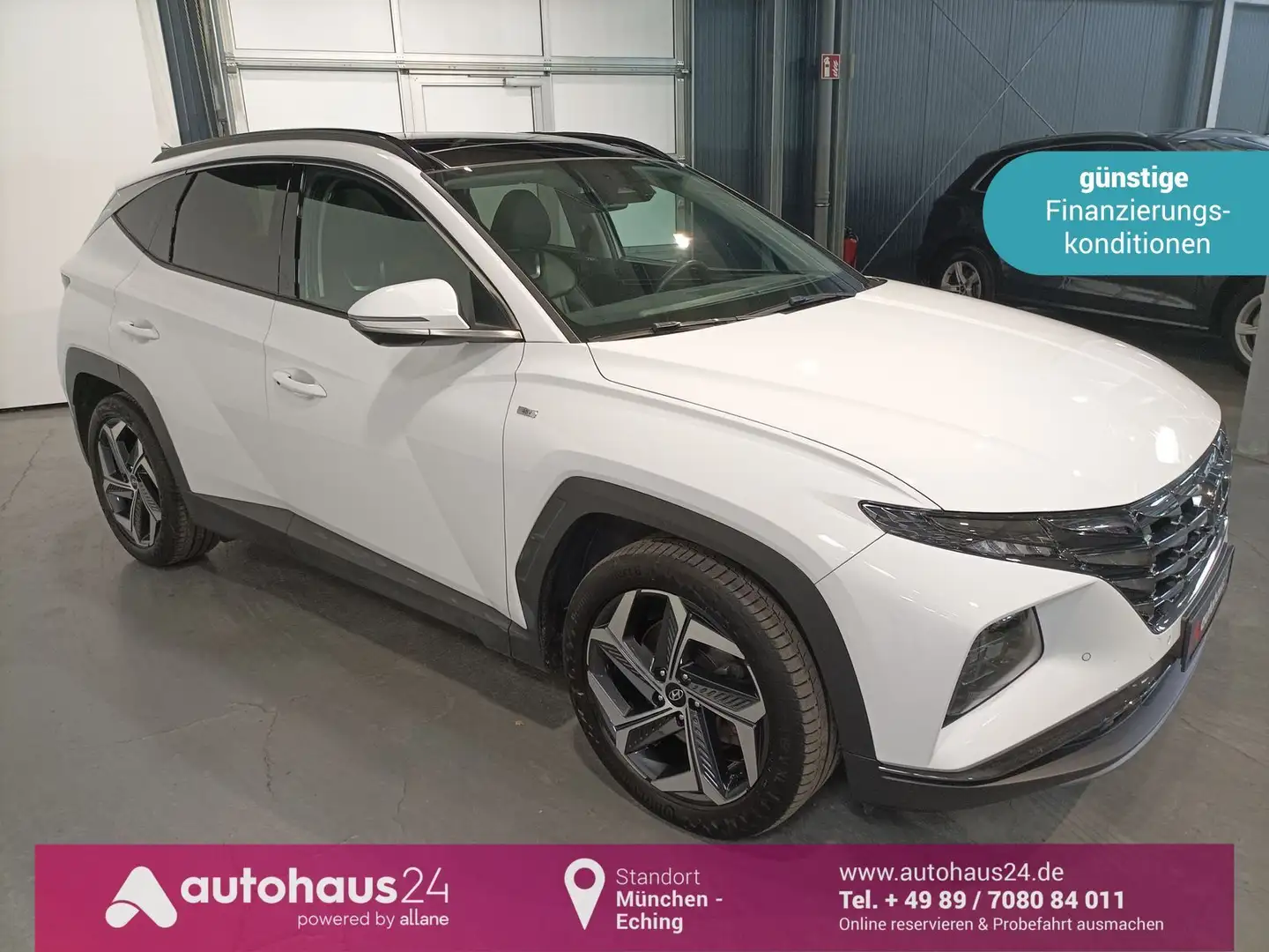 Hyundai TUCSON 1.6 CRDi Prime 4WD LED|Navi|360°|LEDER Weiß - 1