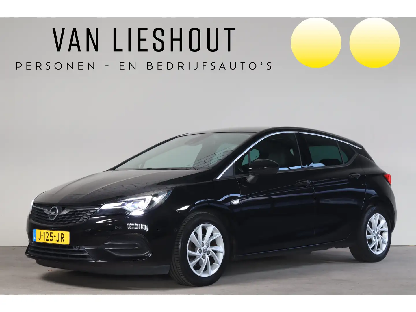 Opel Astra 1.2 Elegance NL-Auto!! Stoel+Stuurverw. I Dig.Disp Zwart - 1