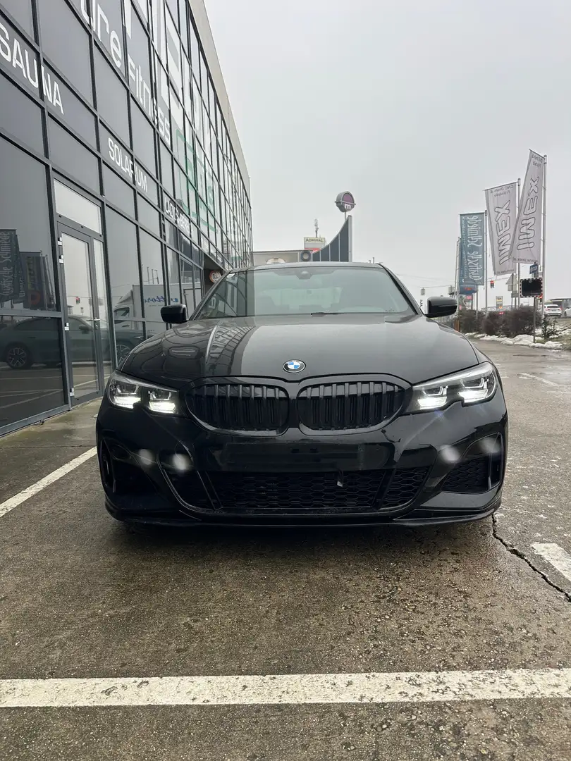 BMW 316 316d Aut. Schwarz - 2