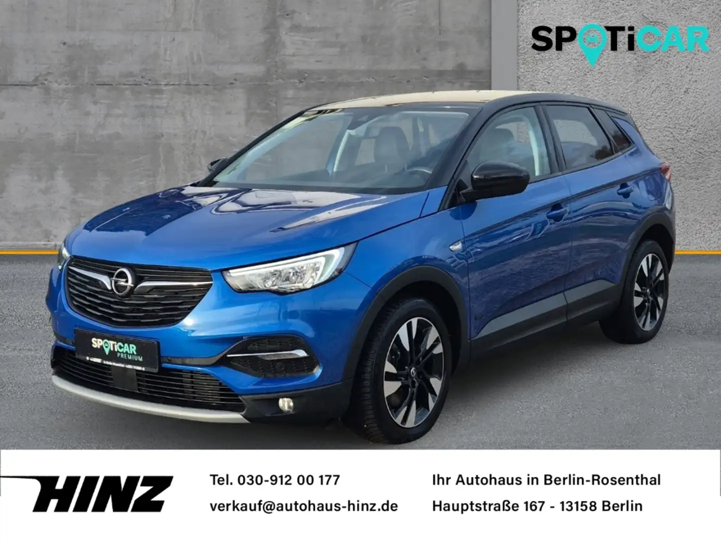 Opel Grandland X Elegance PHEV1.6,LED,Navi,Kamera,Allw Blau - 1