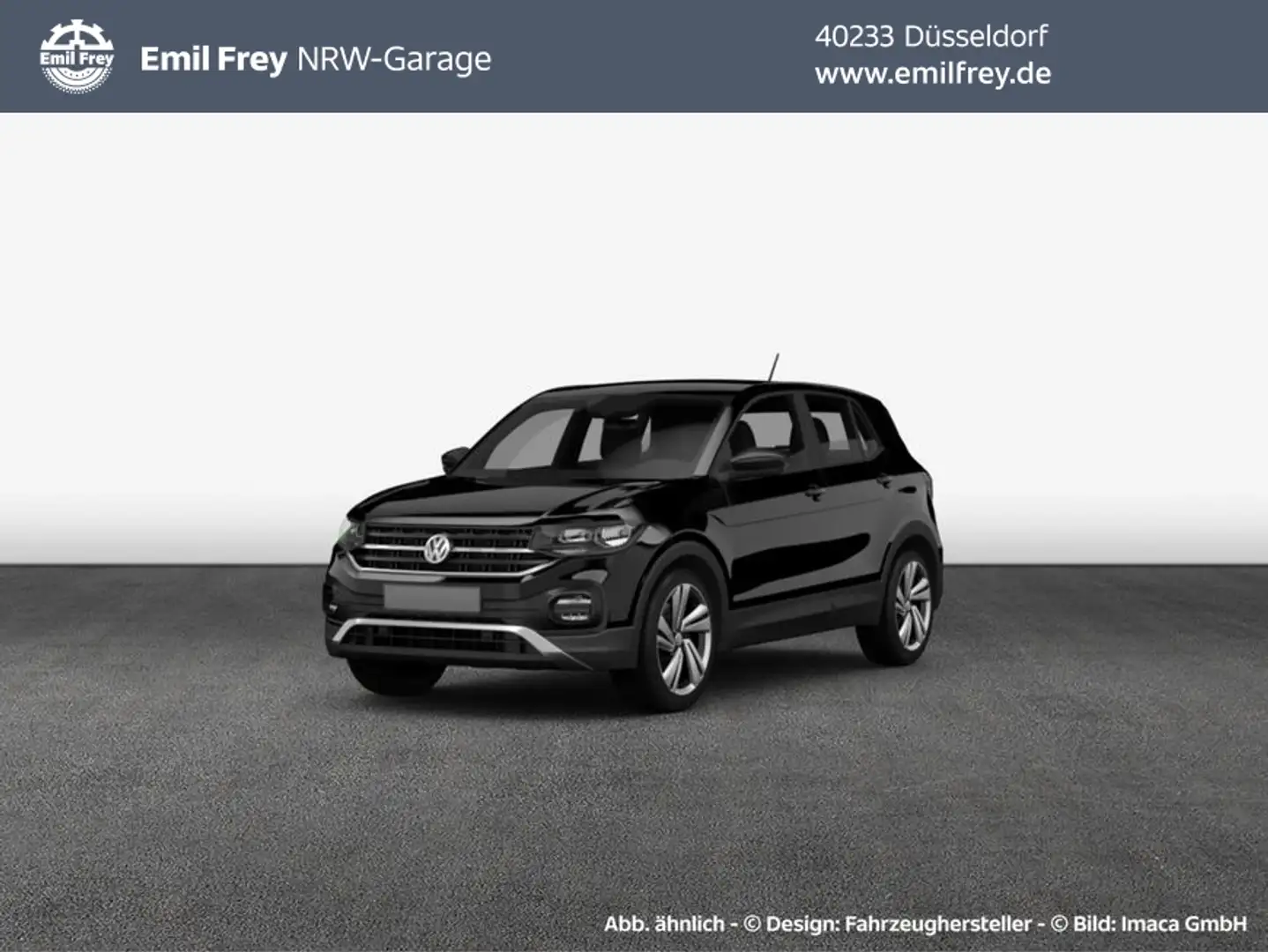 Volkswagen T-Cross 1.0 TSI OPF DSG Style +ACC+Rückfahrkamera+ Schwarz - 1