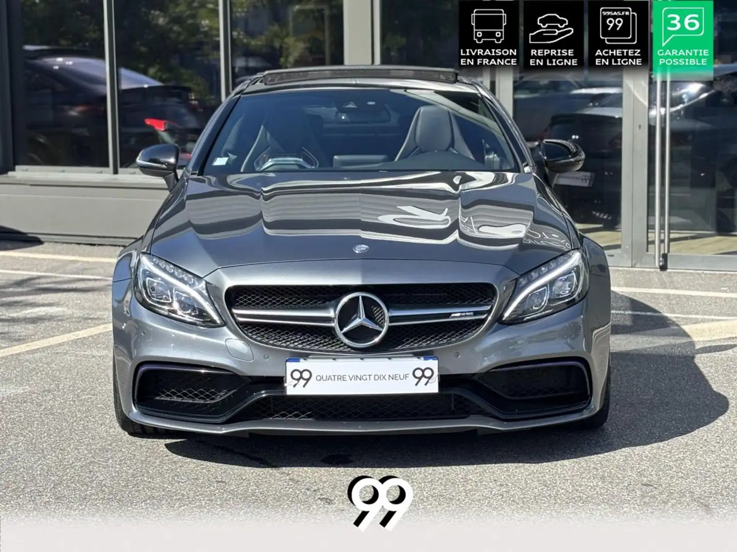 Mercedes-Benz Coupé 63 S - PANO SIEGES BURMESTER LIVRAISON REPRISE CREDIT Gris - 2