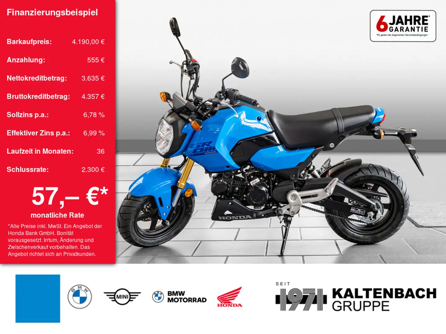 Honda MSX 125 LED SCHEINWERFER - 1