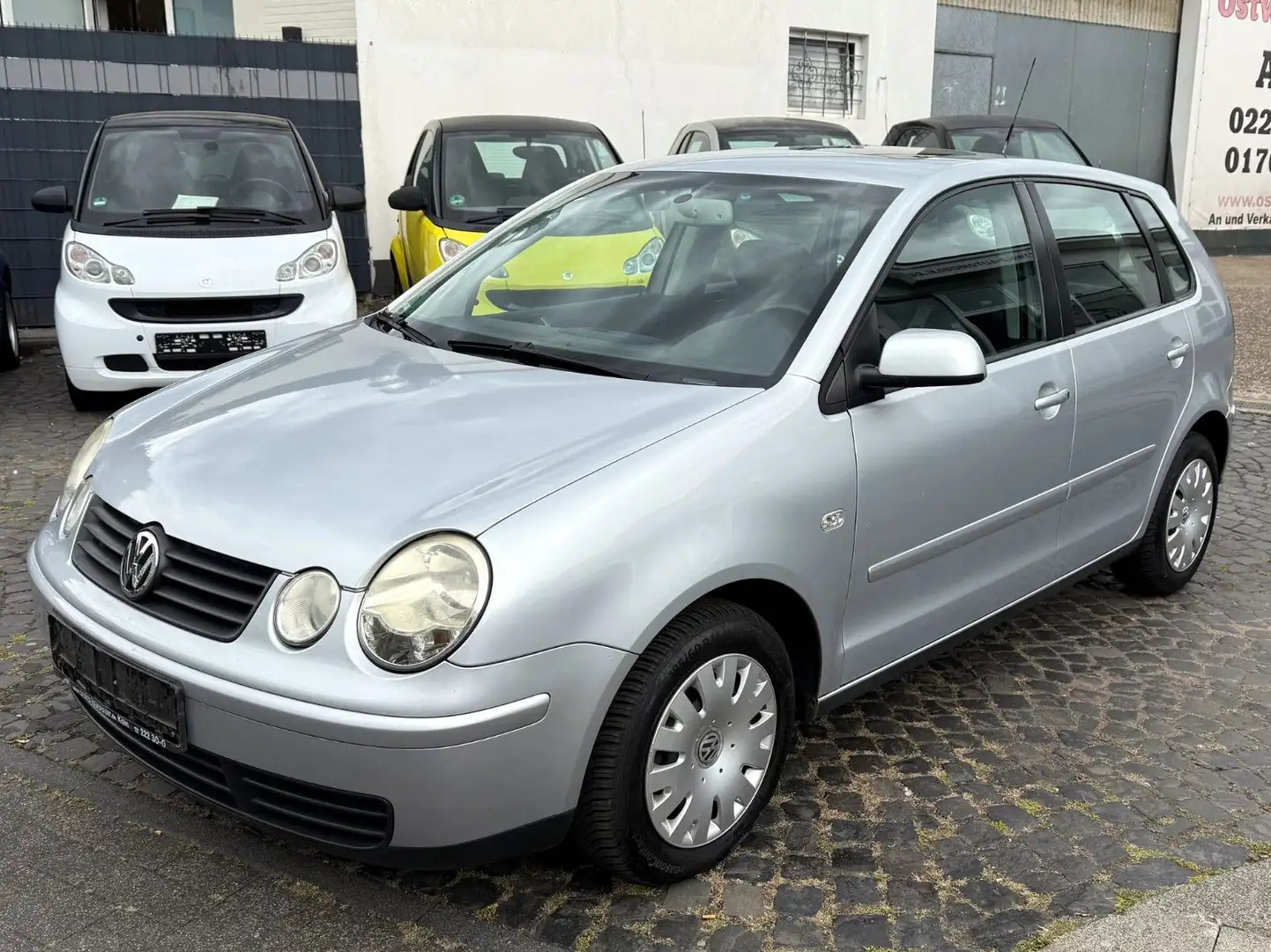 Volkswagen Polo IV Cricket Klima 1.Hand SHZ Schiebedach Nav Silber - 1