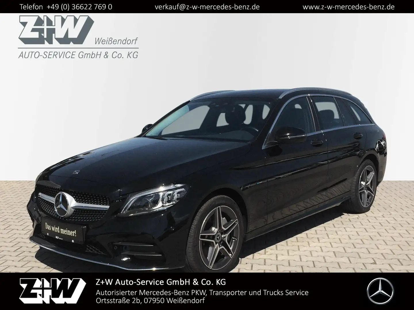 Mercedes-Benz C 300 C 300 e T-Modell AMG*NAVI*STYLING*LED*GPS*ESP Schwarz - 1