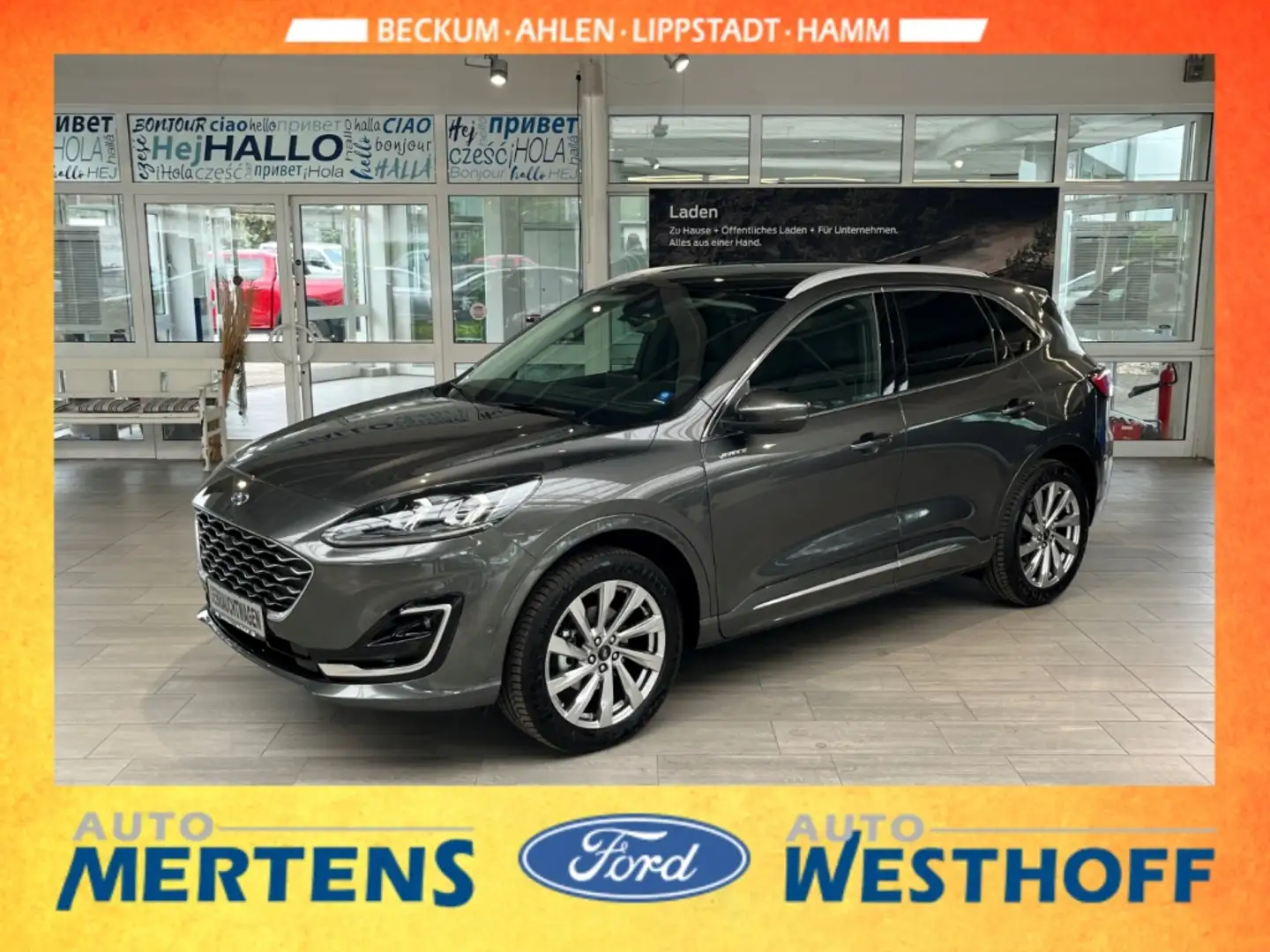 Ford Kuga Vignale 2.5 FHEV LED + Panorama + Head-up Grau - 1