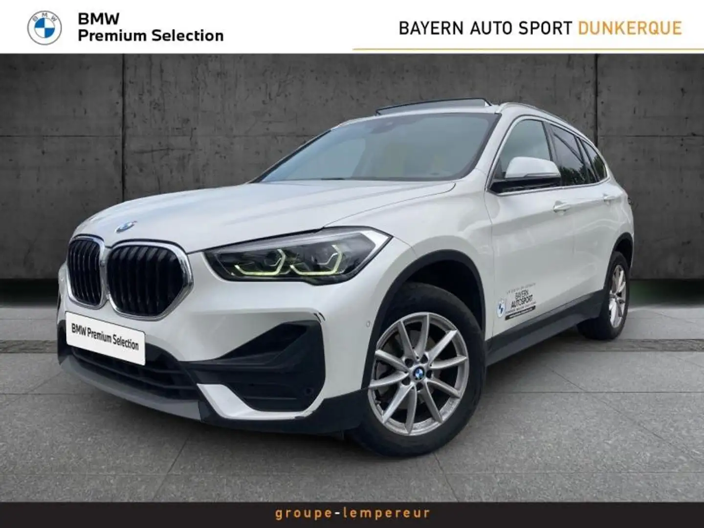 BMW X1 sDrive18d 150ch Business Design Blanc - 1