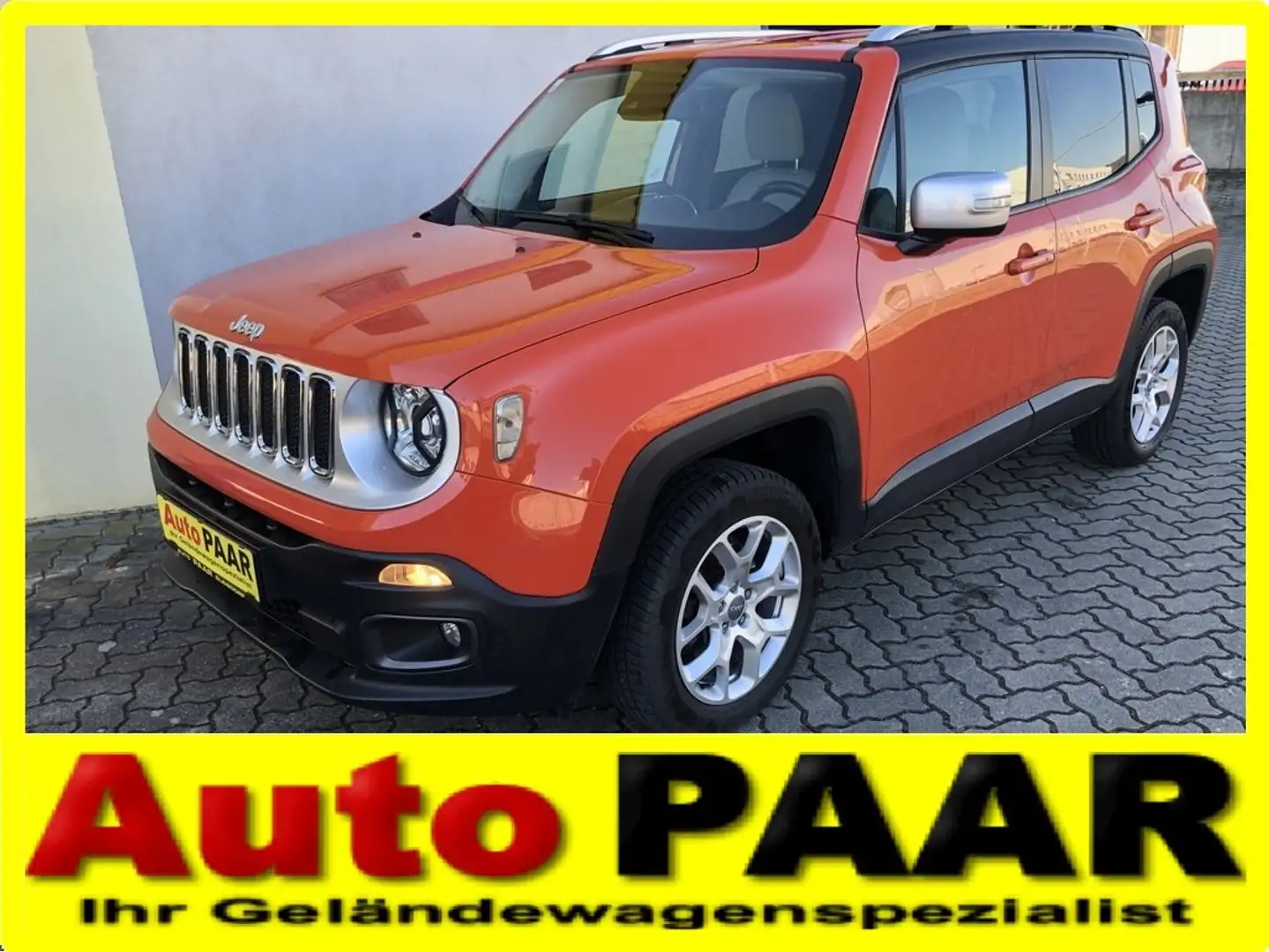 Jeep Renegade 2,0 CRD 120 Limited "Allrad" *** Vollausstattung Arancione - 1