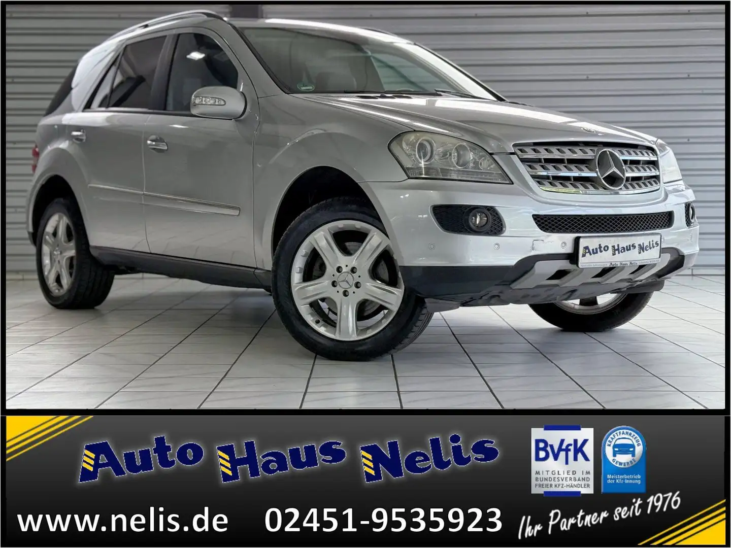 Mercedes-Benz ML 280 CDI 4Matic AHK PDC RadioCD Navi ASPankl. Argent - 1