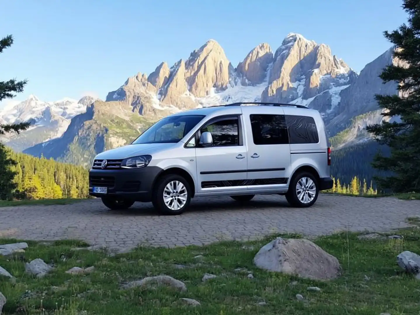 Volkswagen Caddy 1.6 TDI "Lil Explorer" - Camper Silber - 1