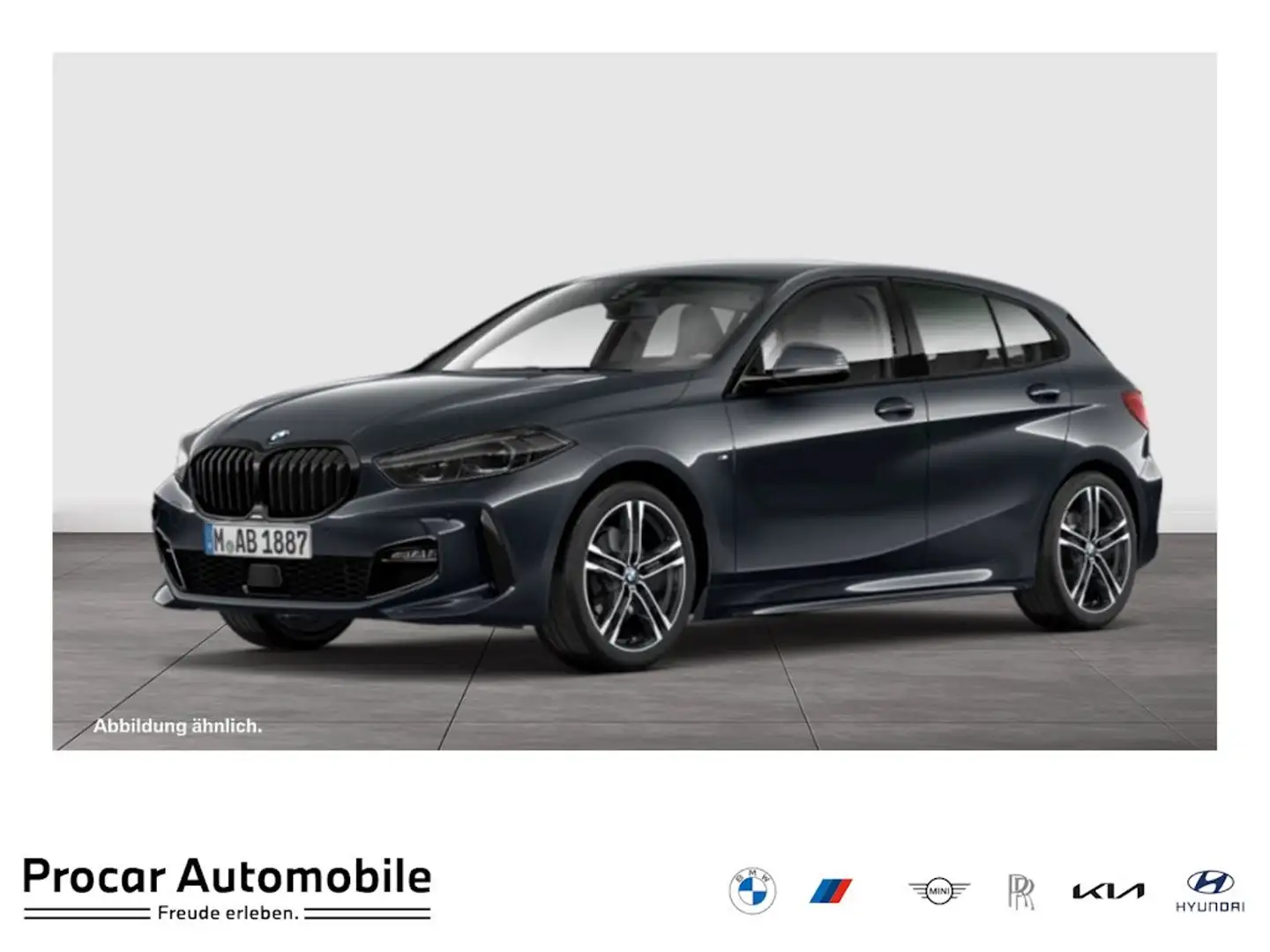 BMW 120 i M-Sport NAVI+HUD+KZG+LED+M-Sportsitze+Parkassist Grigio - 1